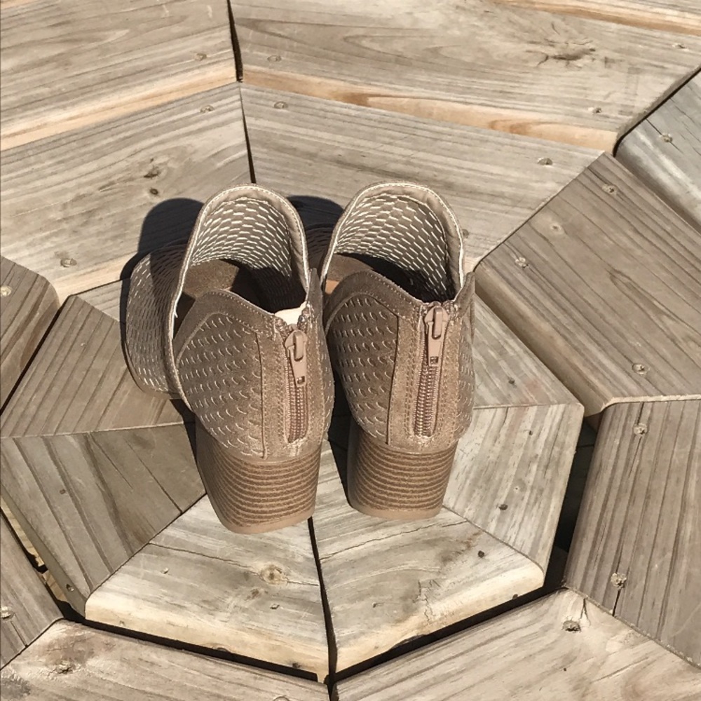 Peep Toe Booties - Picture 2 of 2